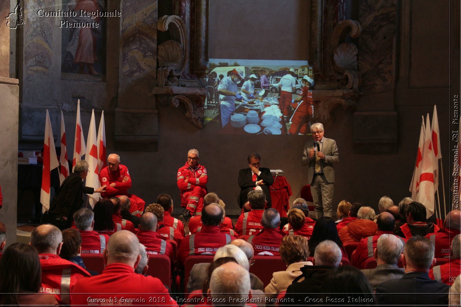 Cuneo 13 Gennaio 2018 - Incontro Rocca Presidenti Piemonte - Croce Rossa Italiana- Comitato Regionale del Piemonte