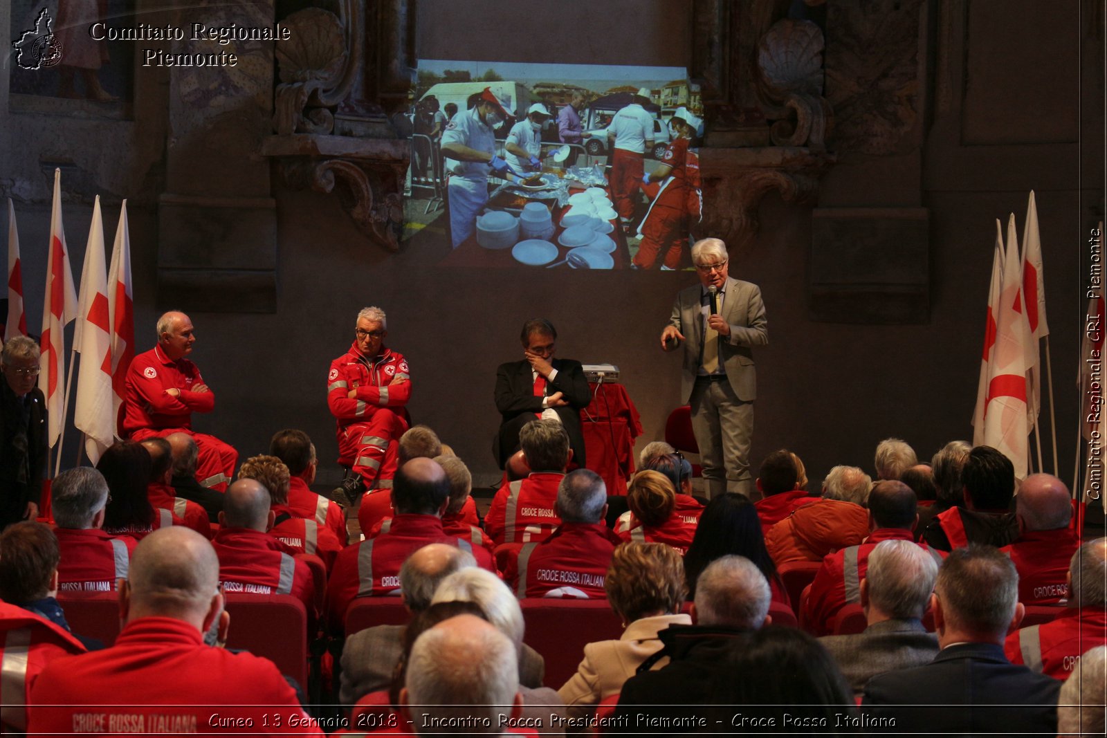 Cuneo 13 Gennaio 2018 - Incontro Rocca Presidenti Piemonte - Croce Rossa Italiana- Comitato Regionale del Piemonte