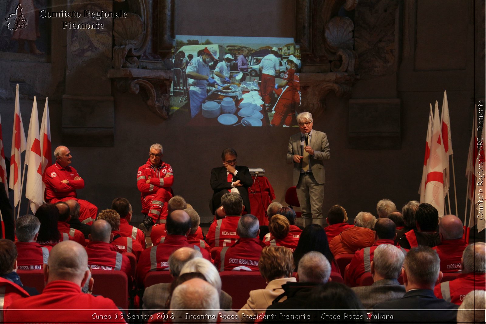 Cuneo 13 Gennaio 2018 - Incontro Rocca Presidenti Piemonte - Croce Rossa Italiana- Comitato Regionale del Piemonte