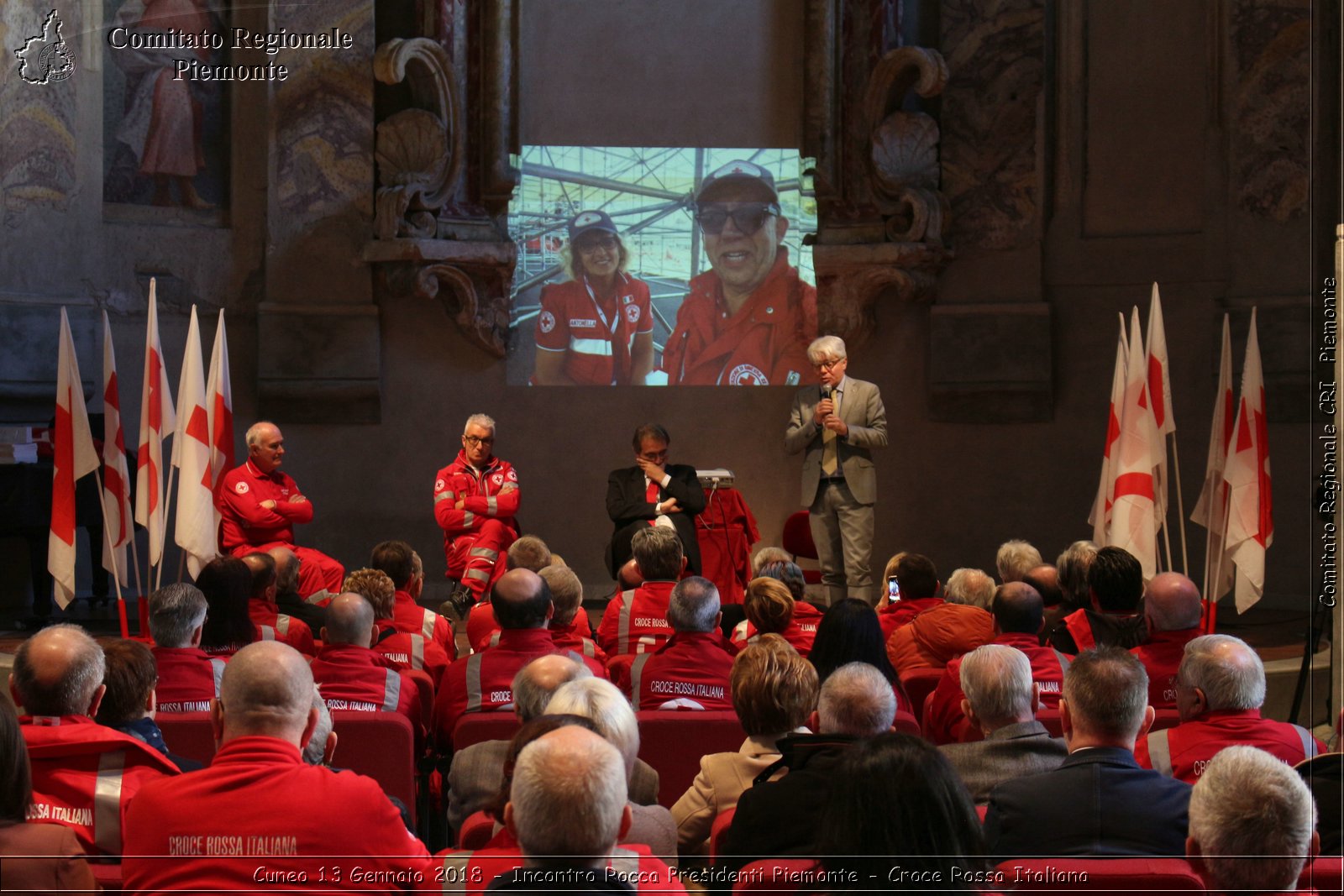 Cuneo 13 Gennaio 2018 - Incontro Rocca Presidenti Piemonte - Croce Rossa Italiana- Comitato Regionale del Piemonte