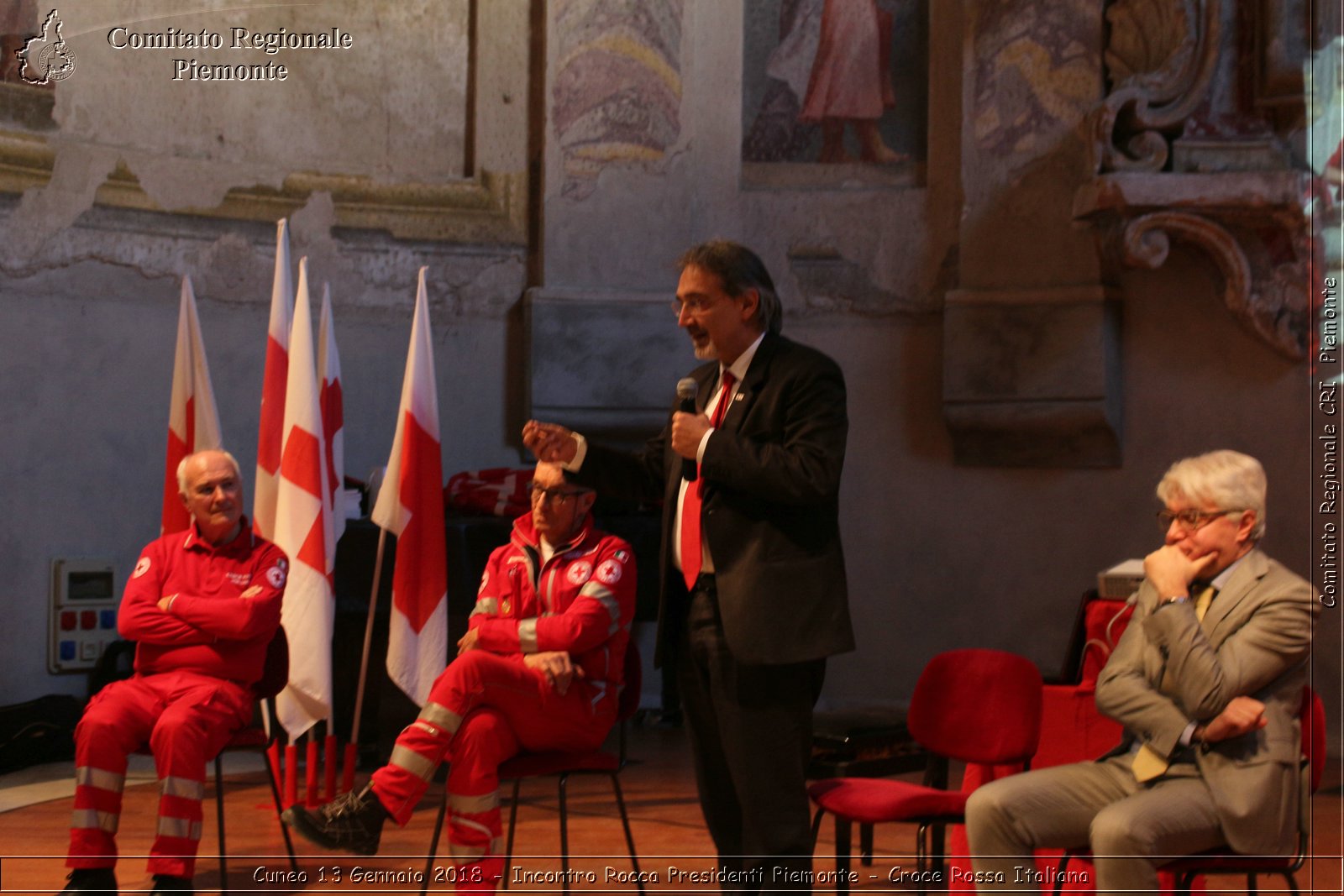 Cuneo 13 Gennaio 2018 - Incontro Rocca Presidenti Piemonte - Croce Rossa Italiana- Comitato Regionale del Piemonte