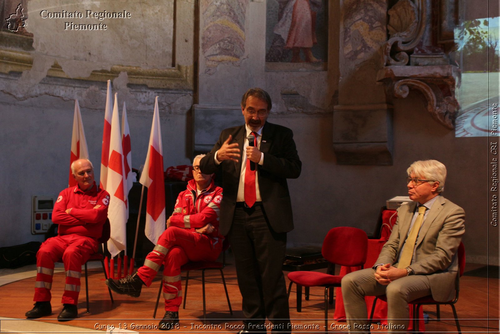 Cuneo 13 Gennaio 2018 - Incontro Rocca Presidenti Piemonte - Croce Rossa Italiana- Comitato Regionale del Piemonte