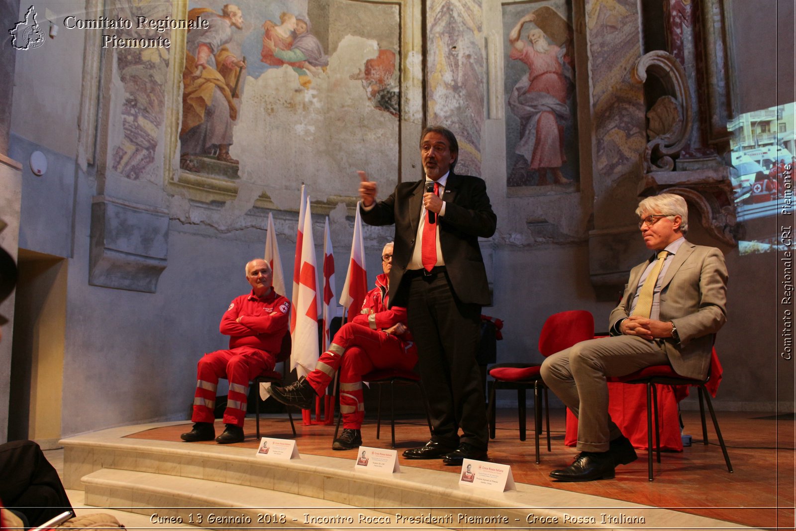 Cuneo 13 Gennaio 2018 - Incontro Rocca Presidenti Piemonte - Croce Rossa Italiana- Comitato Regionale del Piemonte