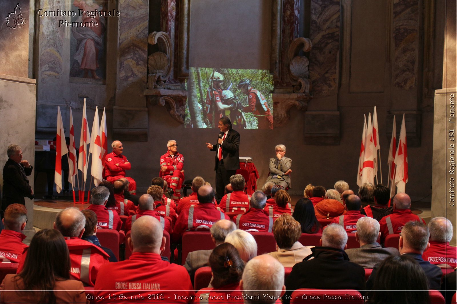 Cuneo 13 Gennaio 2018 - Incontro Rocca Presidenti Piemonte - Croce Rossa Italiana- Comitato Regionale del Piemonte