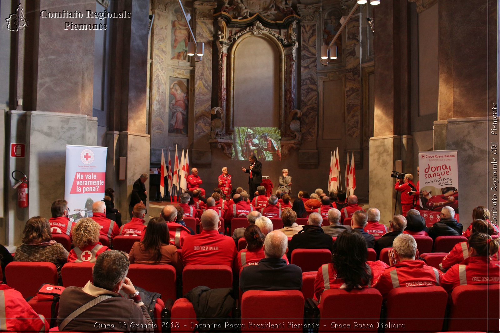 Cuneo 13 Gennaio 2018 - Incontro Rocca Presidenti Piemonte - Croce Rossa Italiana- Comitato Regionale del Piemonte