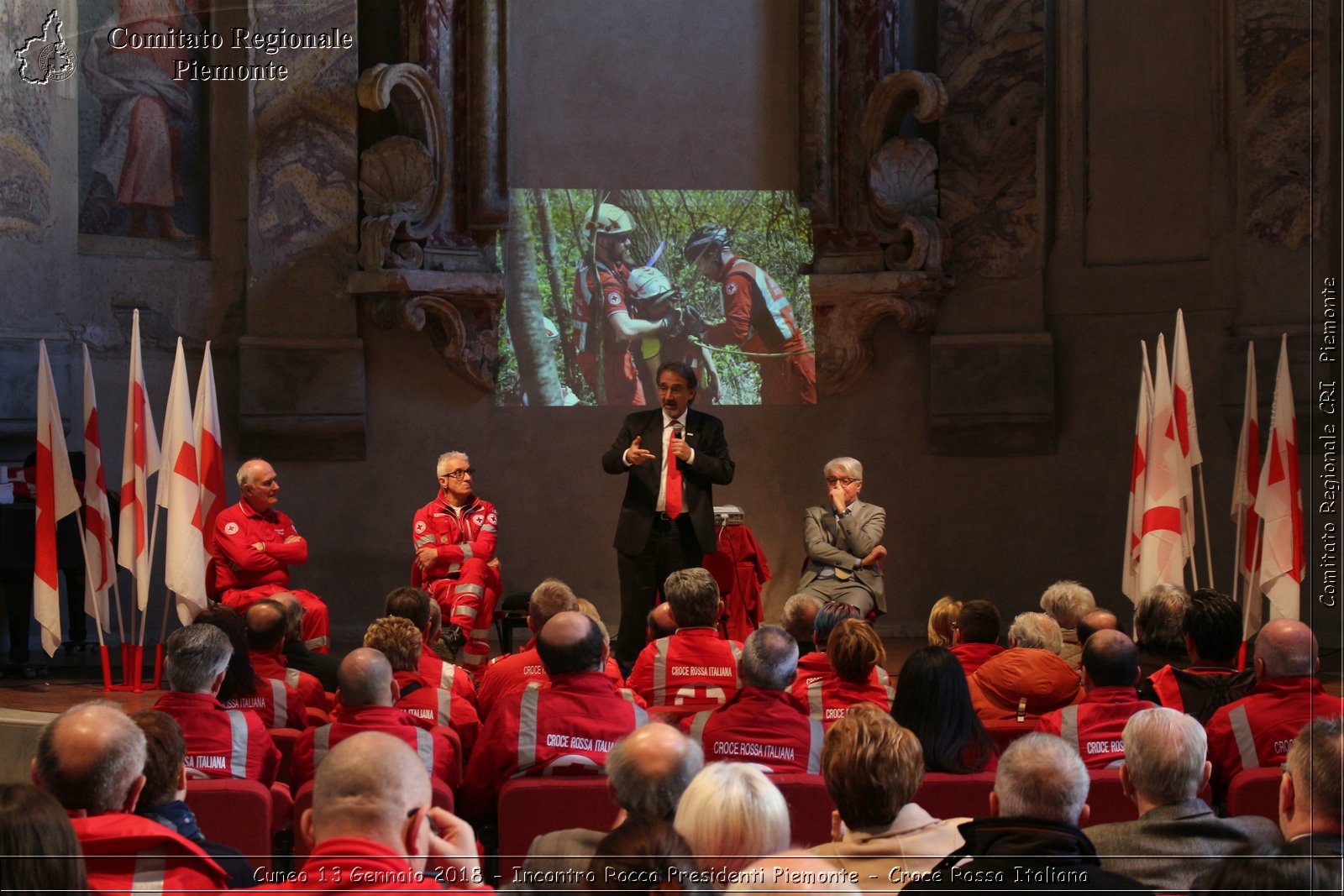 Cuneo 13 Gennaio 2018 - Incontro Rocca Presidenti Piemonte - Croce Rossa Italiana- Comitato Regionale del Piemonte