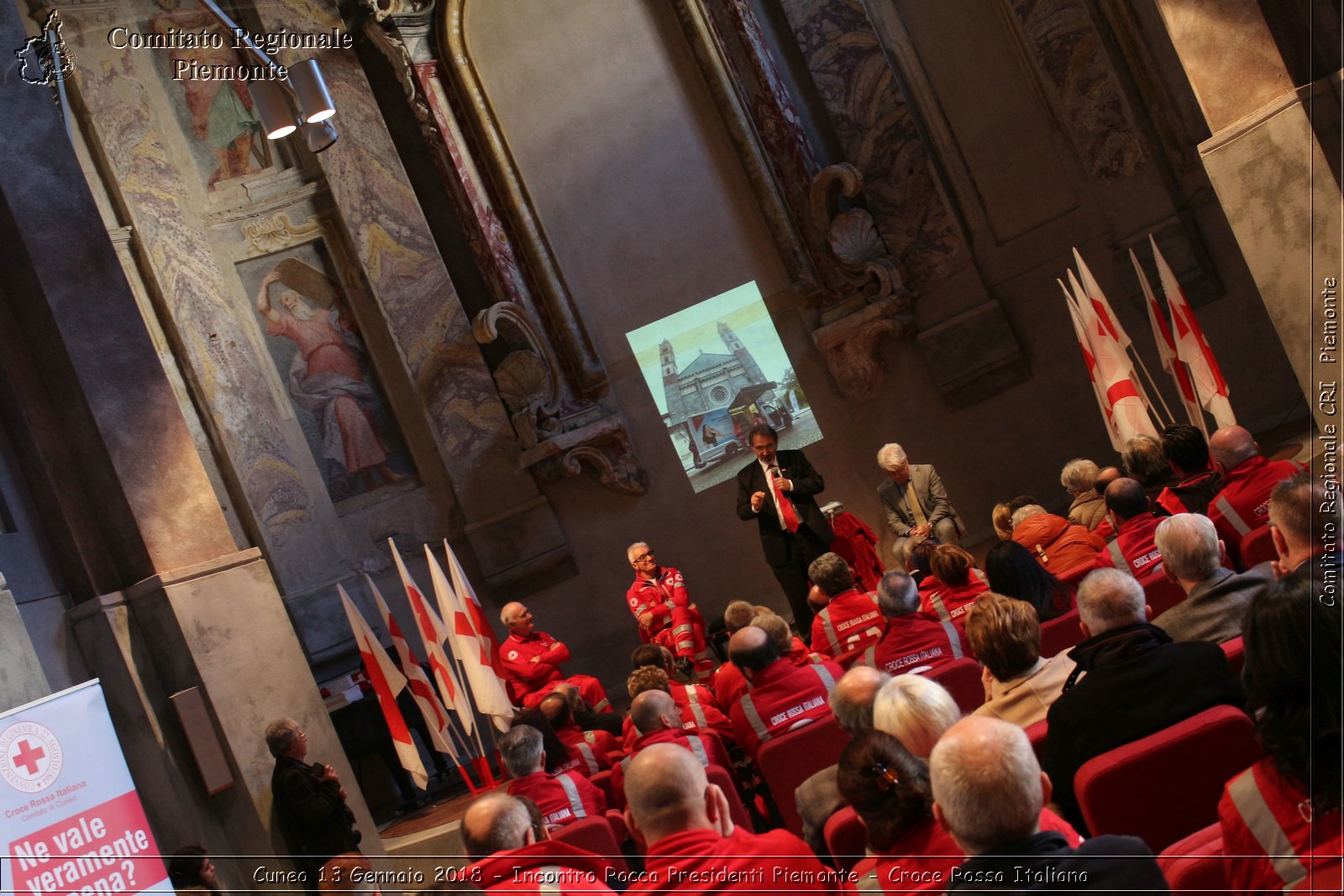 Cuneo 13 Gennaio 2018 - Incontro Rocca Presidenti Piemonte - Croce Rossa Italiana- Comitato Regionale del Piemonte