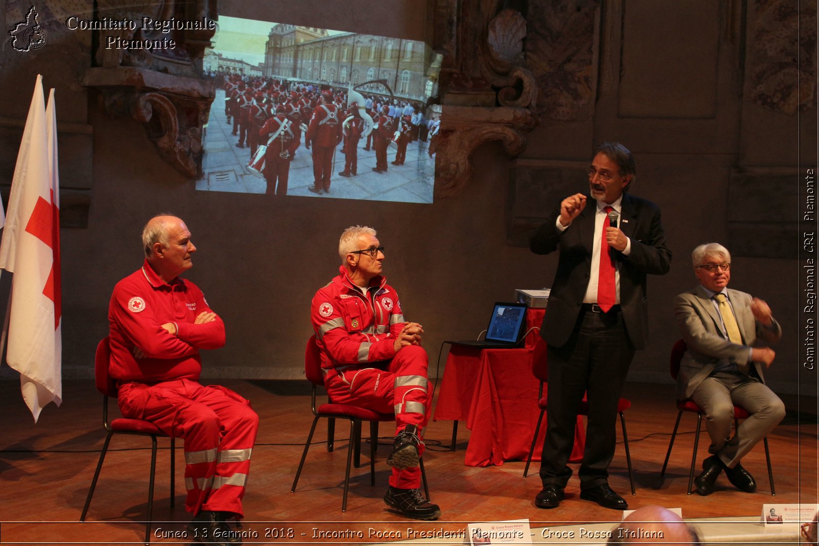 Cuneo 13 Gennaio 2018 - Incontro Rocca Presidenti Piemonte - Croce Rossa Italiana- Comitato Regionale del Piemonte