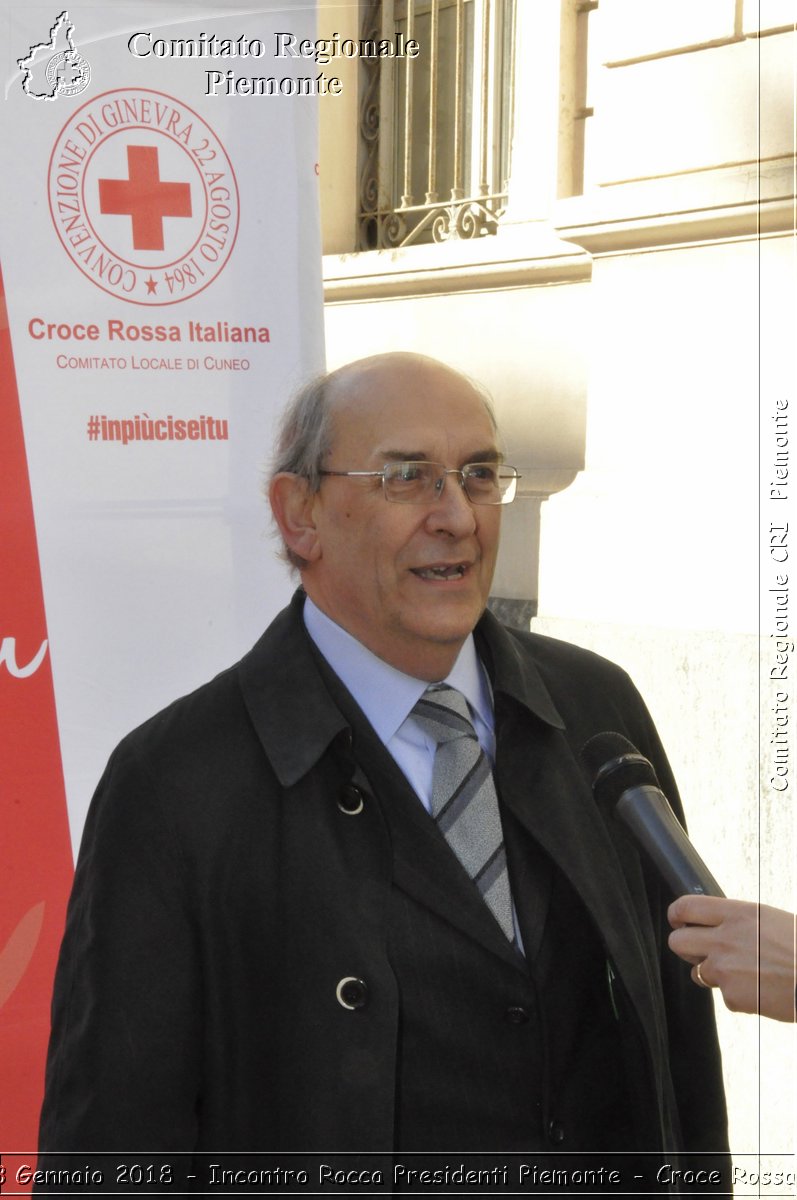 Cuneo 13 Gennaio 2018 - Incontro Rocca Presidenti Piemonte - Croce Rossa Italiana- Comitato Regionale del Piemonte