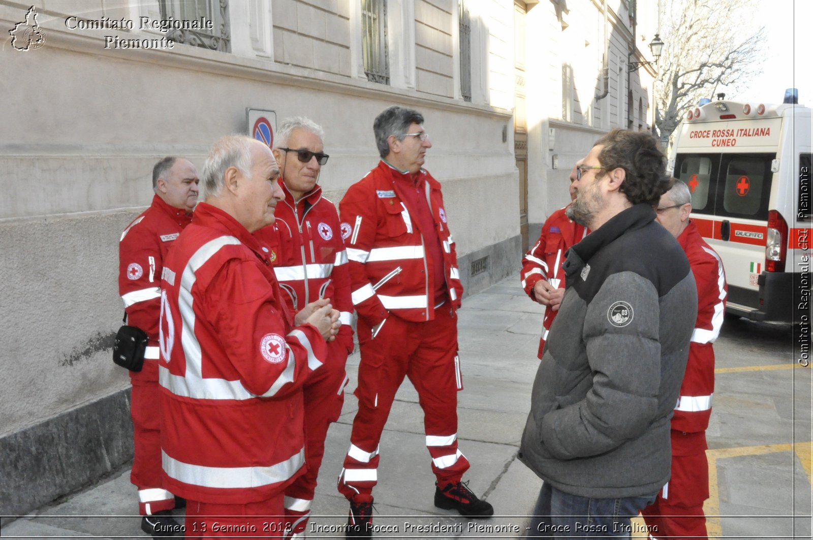 Cuneo 13 Gennaio 2018 - Incontro Rocca Presidenti Piemonte - Croce Rossa Italiana- Comitato Regionale del Piemonte