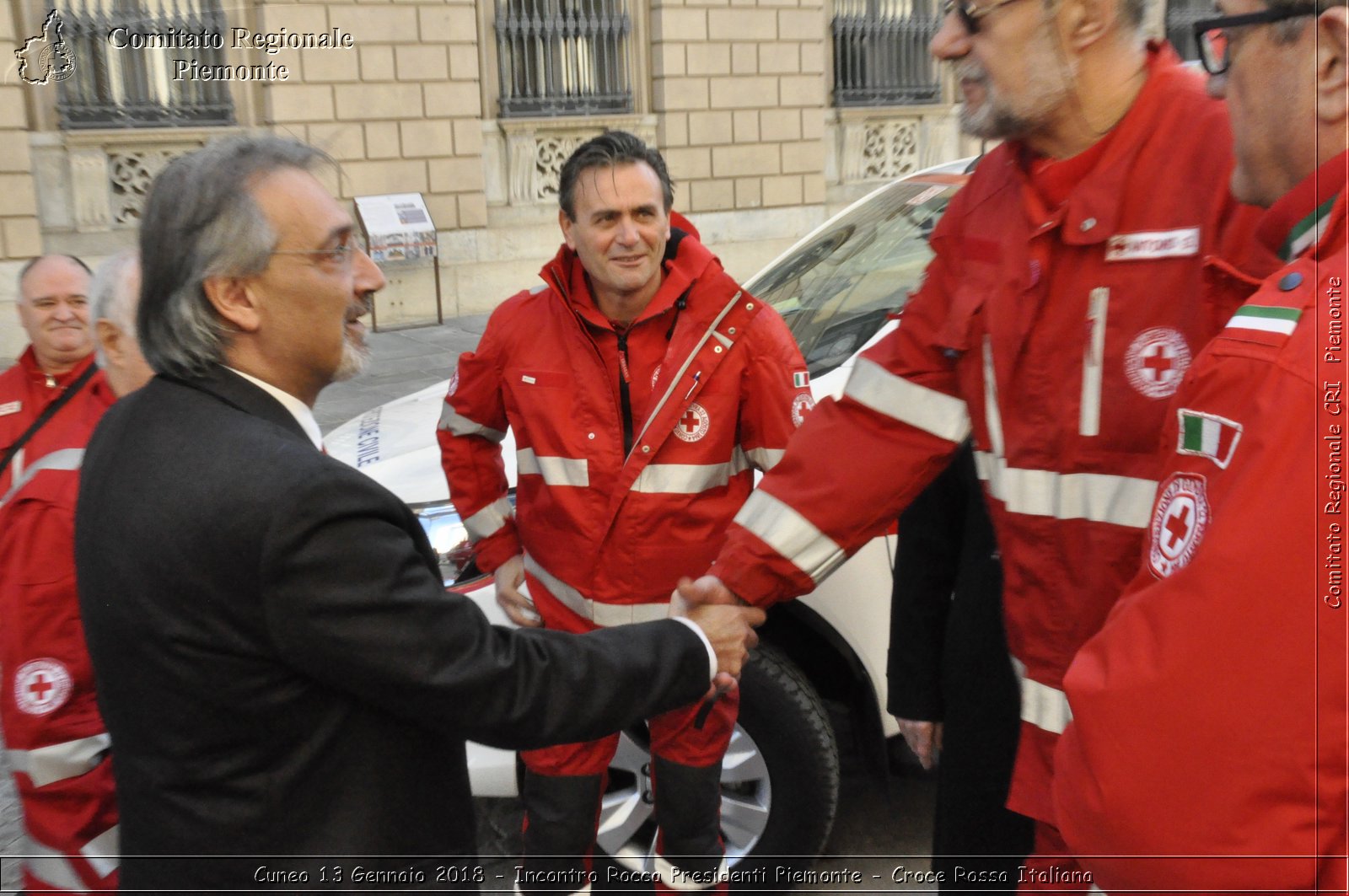 Cuneo 13 Gennaio 2018 - Incontro Rocca Presidenti Piemonte - Croce Rossa Italiana- Comitato Regionale del Piemonte