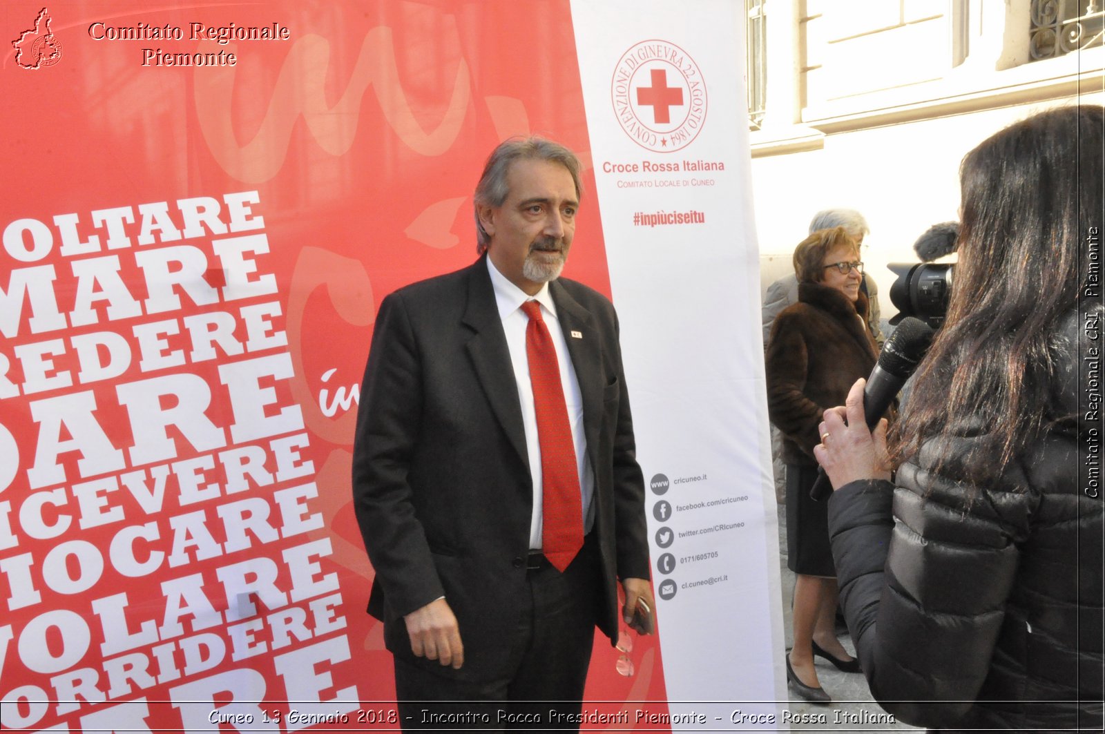 Cuneo 13 Gennaio 2018 - Incontro Rocca Presidenti Piemonte - Croce Rossa Italiana- Comitato Regionale del Piemonte