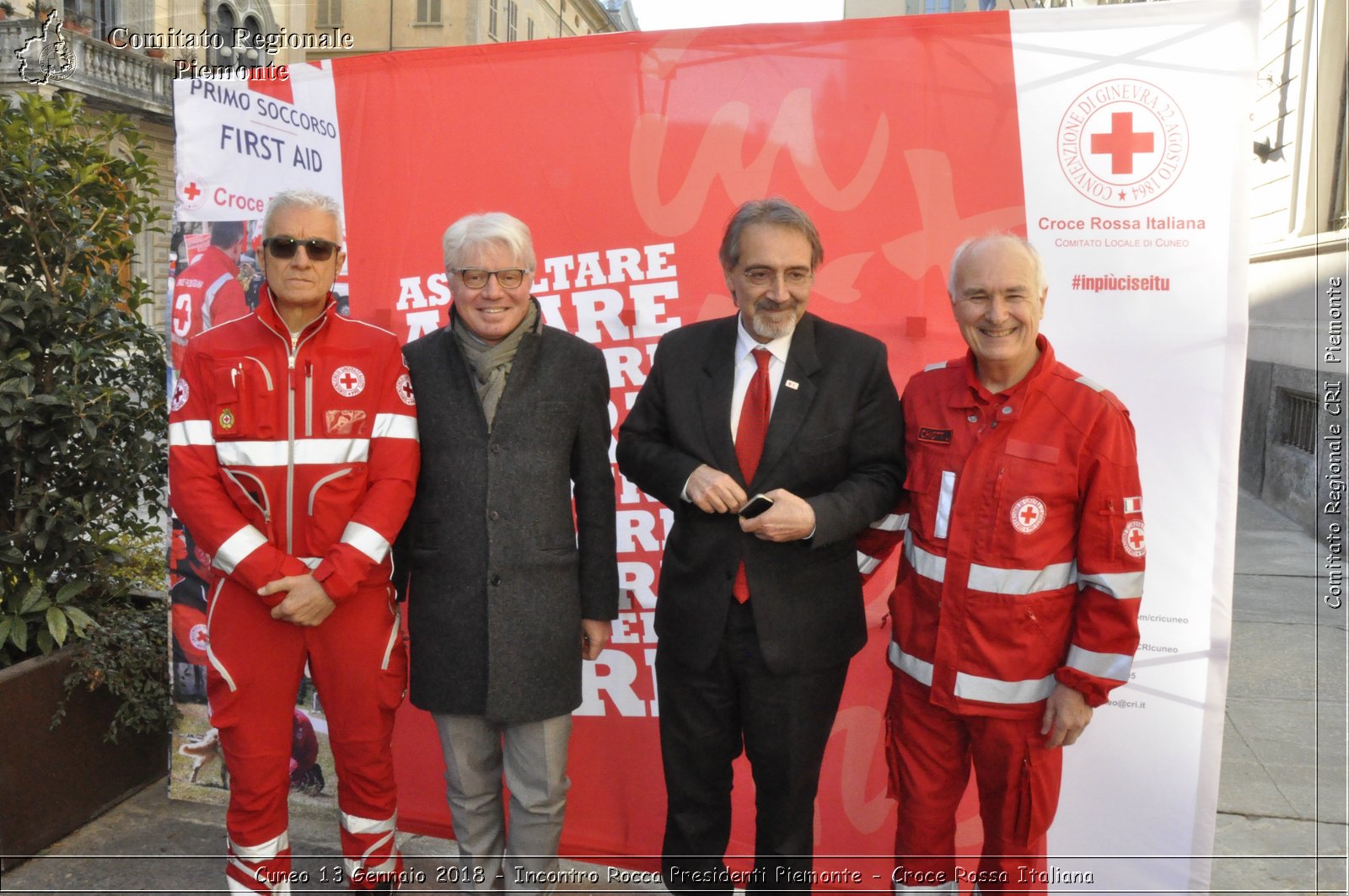 Cuneo 13 Gennaio 2018 - Incontro Rocca Presidenti Piemonte - Croce Rossa Italiana- Comitato Regionale del Piemonte