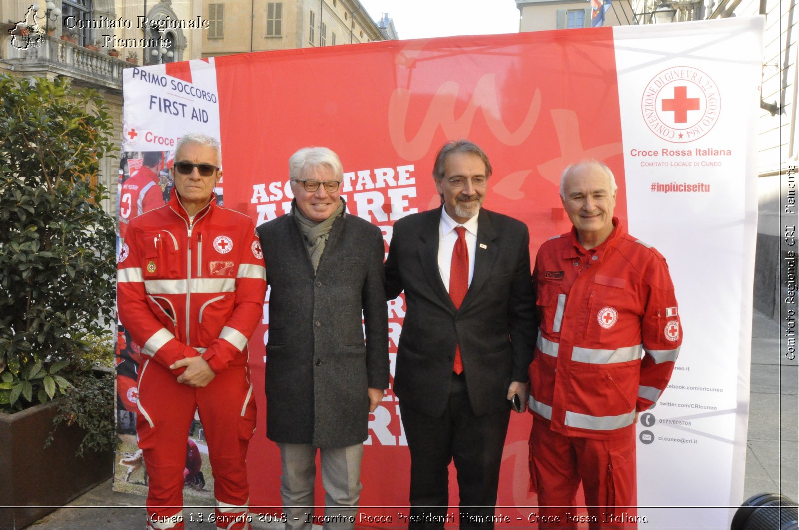 Cuneo 13 Gennaio 2018 - Incontro Rocca Presidenti Piemonte - Croce Rossa Italiana- Comitato Regionale del Piemonte