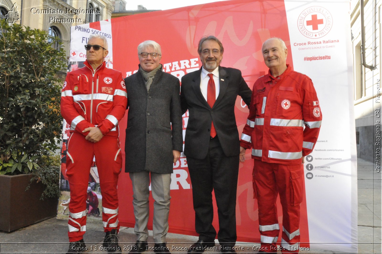 Cuneo 13 Gennaio 2018 - Incontro Rocca Presidenti Piemonte - Croce Rossa Italiana- Comitato Regionale del Piemonte