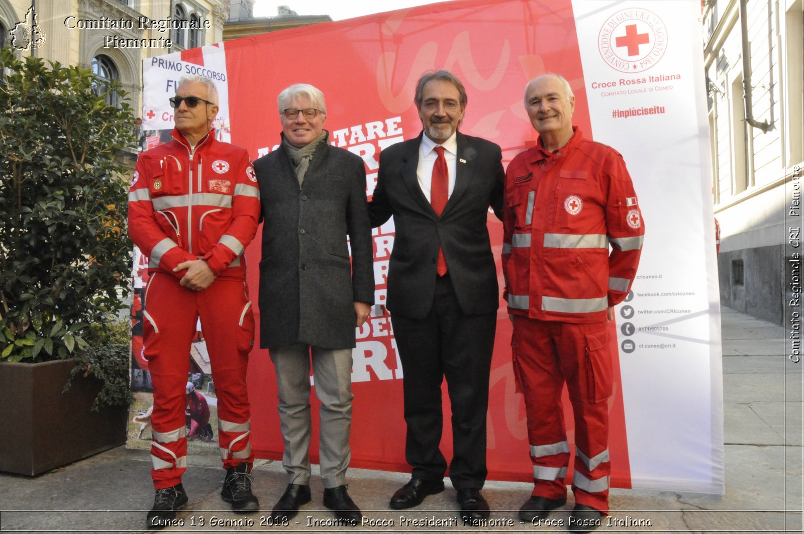 Cuneo 13 Gennaio 2018 - Incontro Rocca Presidenti Piemonte - Croce Rossa Italiana- Comitato Regionale del Piemonte