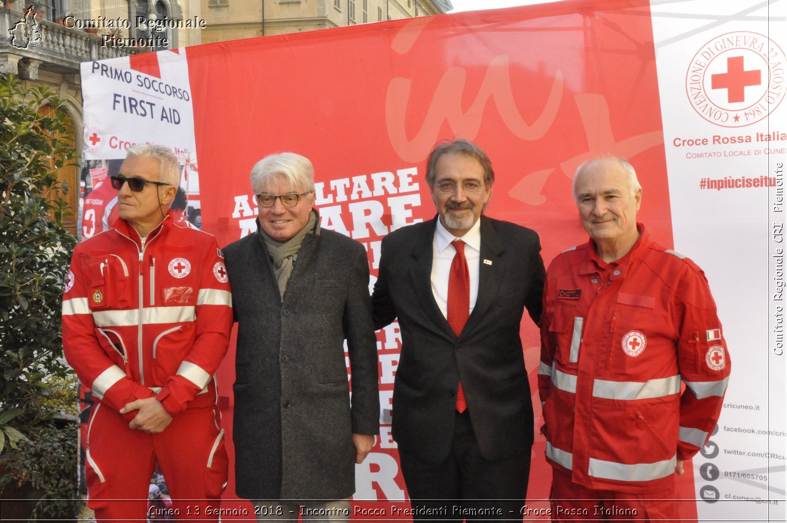 Cuneo 13 Gennaio 2018 - Incontro Rocca Presidenti Piemonte - Croce Rossa Italiana- Comitato Regionale del Piemonte