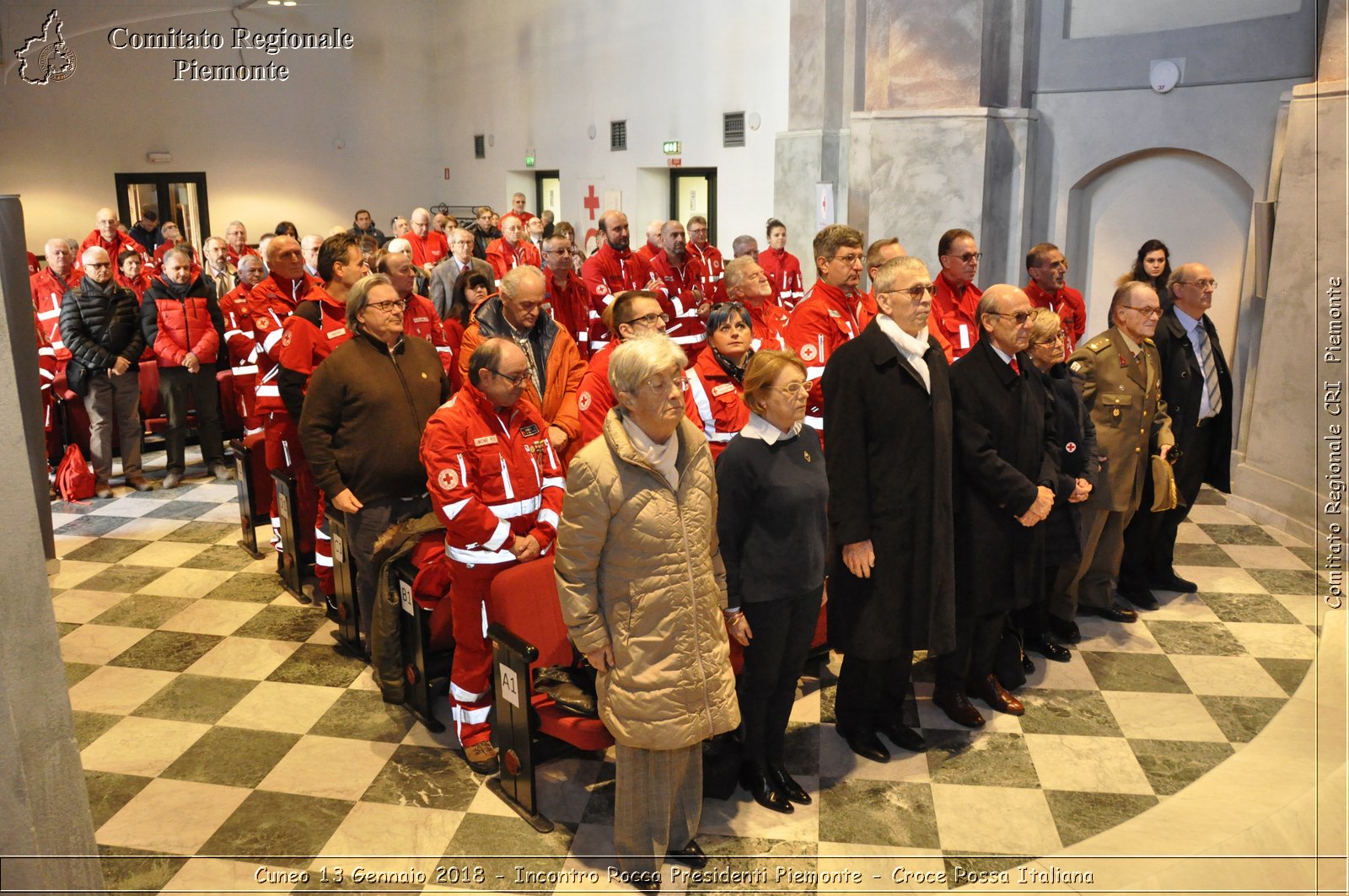 Cuneo 13 Gennaio 2018 - Incontro Rocca Presidenti Piemonte - Croce Rossa Italiana- Comitato Regionale del Piemonte