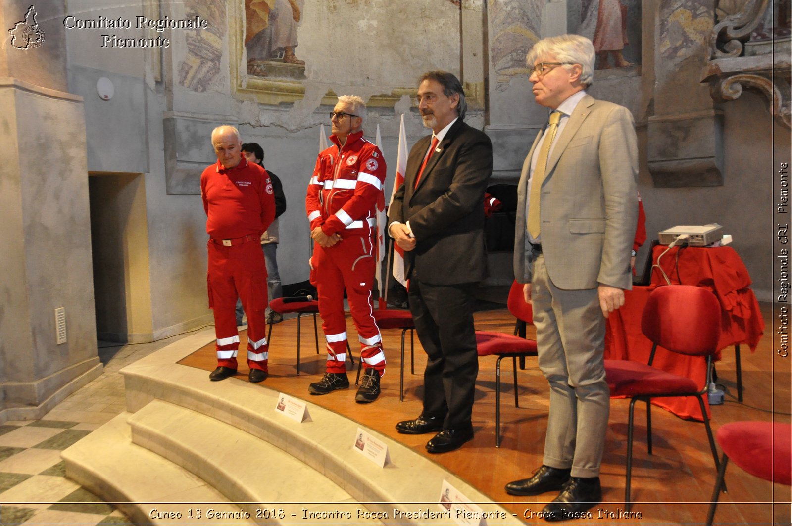 Cuneo 13 Gennaio 2018 - Incontro Rocca Presidenti Piemonte - Croce Rossa Italiana- Comitato Regionale del Piemonte