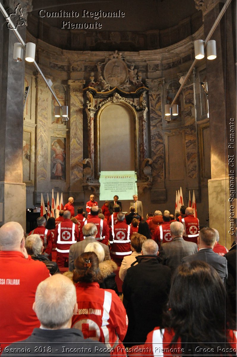 Cuneo 13 Gennaio 2018 - Incontro Rocca Presidenti Piemonte - Croce Rossa Italiana- Comitato Regionale del Piemonte