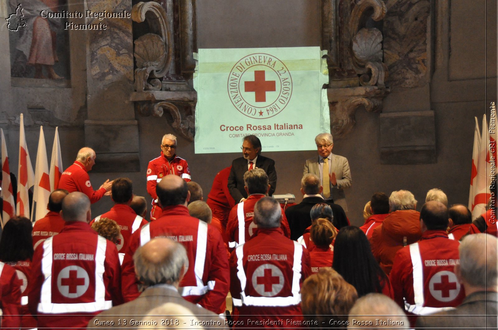 Cuneo 13 Gennaio 2018 - Incontro Rocca Presidenti Piemonte - Croce Rossa Italiana- Comitato Regionale del Piemonte