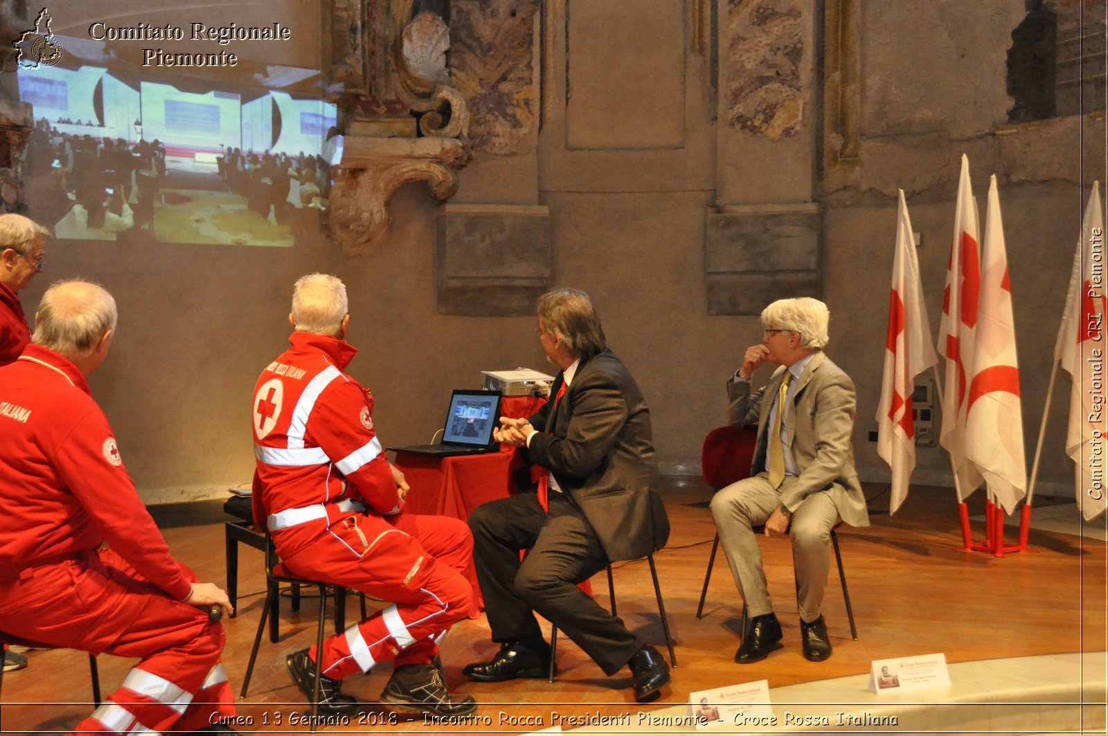 Cuneo 13 Gennaio 2018 - Incontro Rocca Presidenti Piemonte - Croce Rossa Italiana- Comitato Regionale del Piemonte