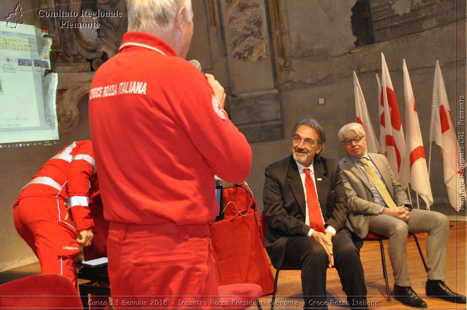 Cuneo 13 Gennaio 2018 - Incontro Rocca Presidenti Piemonte - Croce Rossa Italiana- Comitato Regionale del Piemonte