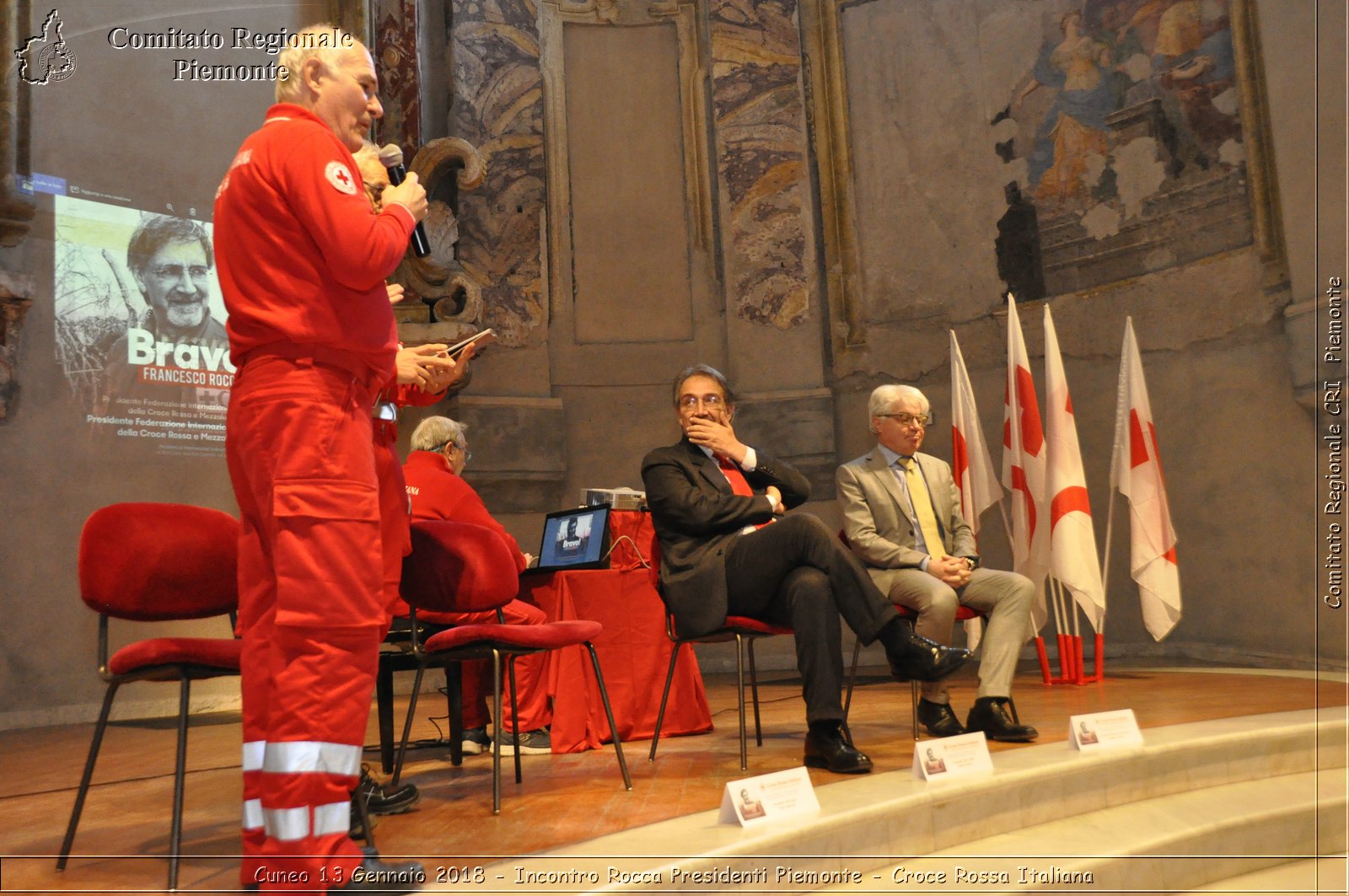 Cuneo 13 Gennaio 2018 - Incontro Rocca Presidenti Piemonte - Croce Rossa Italiana- Comitato Regionale del Piemonte