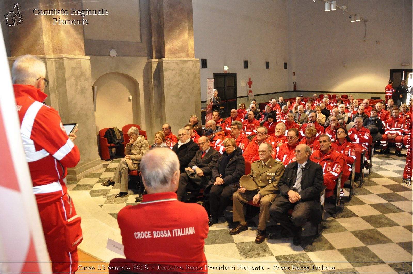 Cuneo 13 Gennaio 2018 - Incontro Rocca Presidenti Piemonte - Croce Rossa Italiana- Comitato Regionale del Piemonte