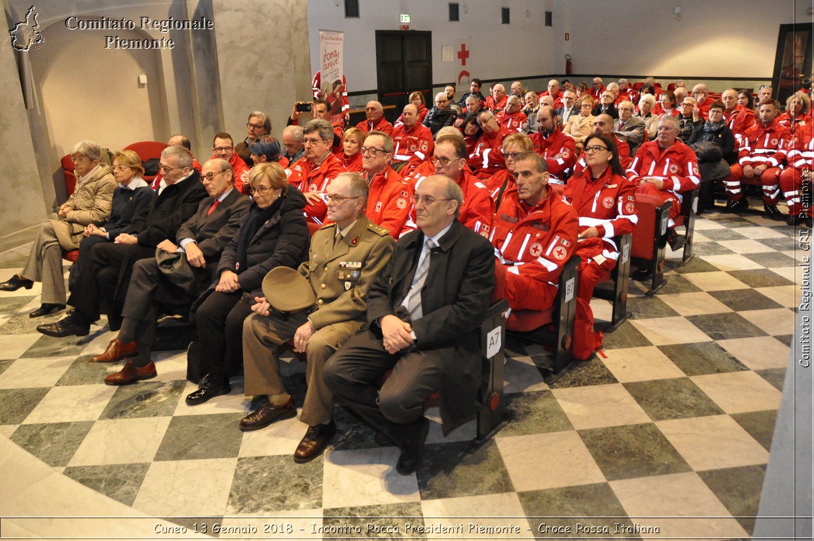 Cuneo 13 Gennaio 2018 - Incontro Rocca Presidenti Piemonte - Croce Rossa Italiana- Comitato Regionale del Piemonte