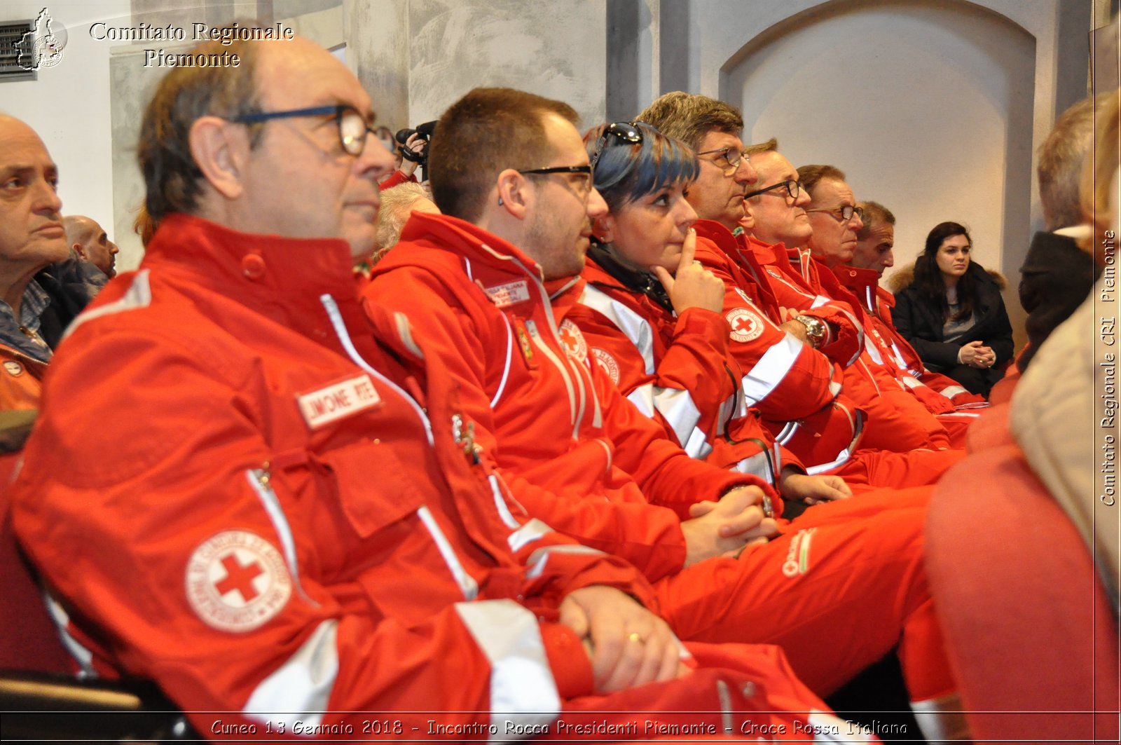 Cuneo 13 Gennaio 2018 - Incontro Rocca Presidenti Piemonte - Croce Rossa Italiana- Comitato Regionale del Piemonte