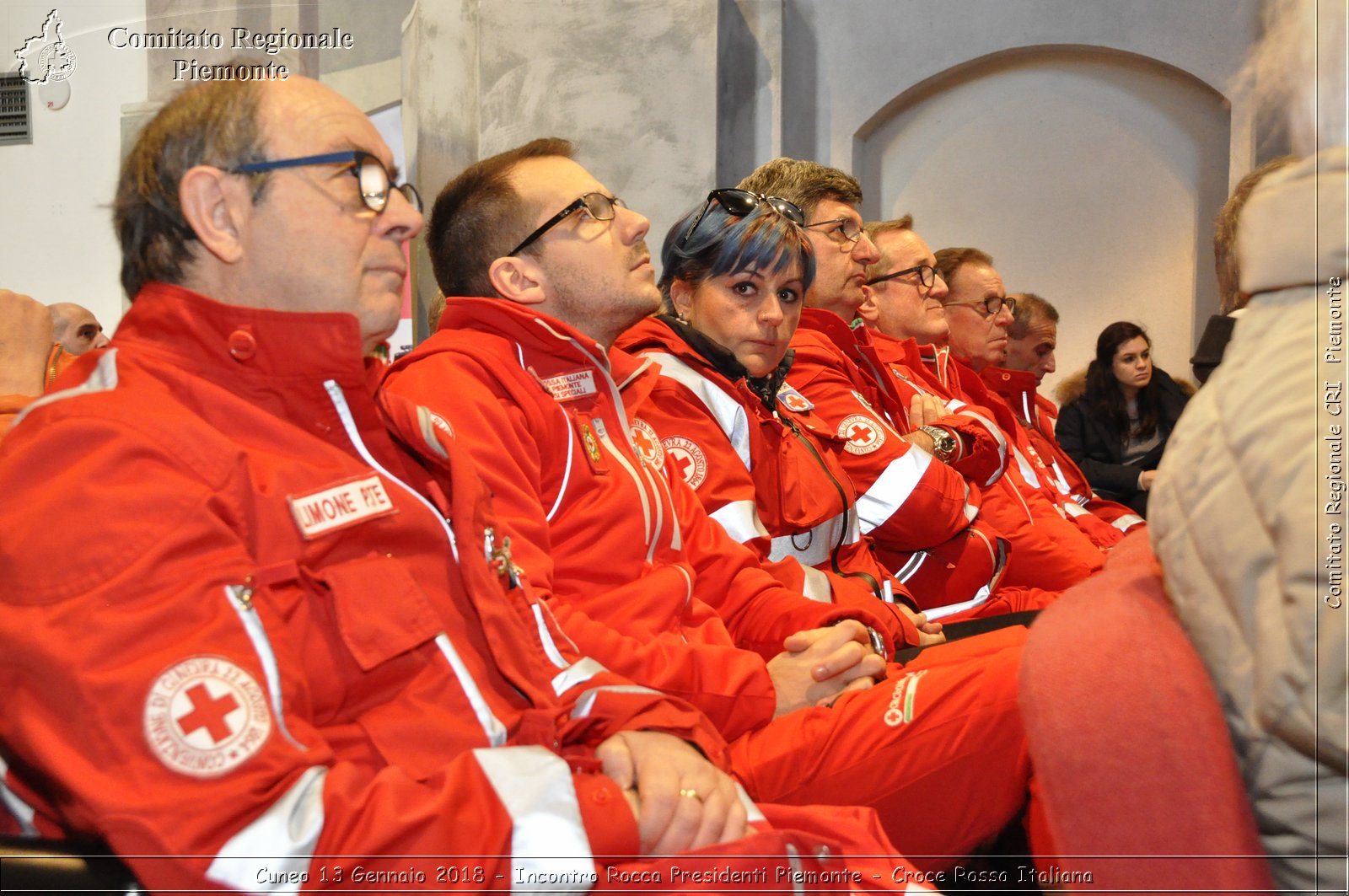 Cuneo 13 Gennaio 2018 - Incontro Rocca Presidenti Piemonte - Croce Rossa Italiana- Comitato Regionale del Piemonte