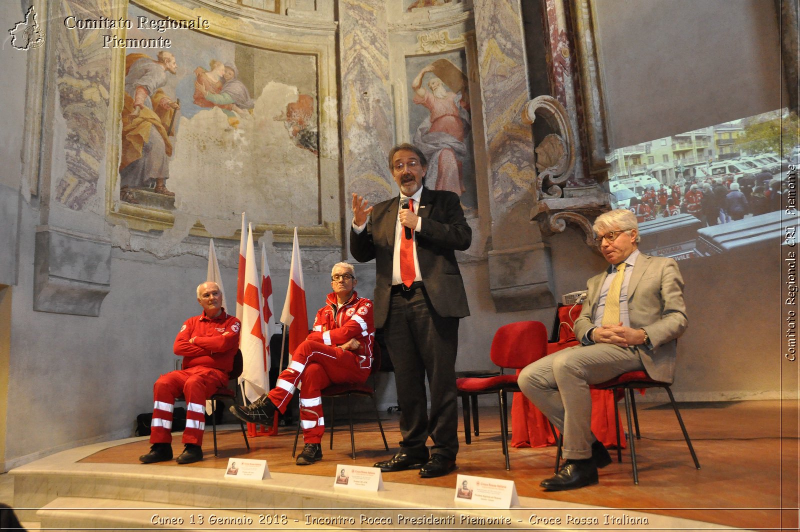 Cuneo 13 Gennaio 2018 - Incontro Rocca Presidenti Piemonte - Croce Rossa Italiana- Comitato Regionale del Piemonte