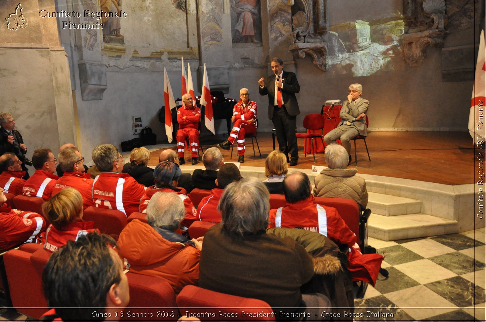 Cuneo 13 Gennaio 2018 - Incontro Rocca Presidenti Piemonte - Croce Rossa Italiana- Comitato Regionale del Piemonte