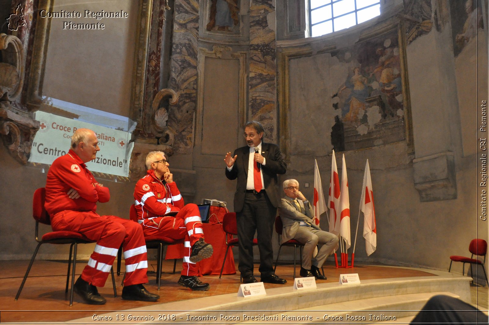 Cuneo 13 Gennaio 2018 - Incontro Rocca Presidenti Piemonte - Croce Rossa Italiana- Comitato Regionale del Piemonte