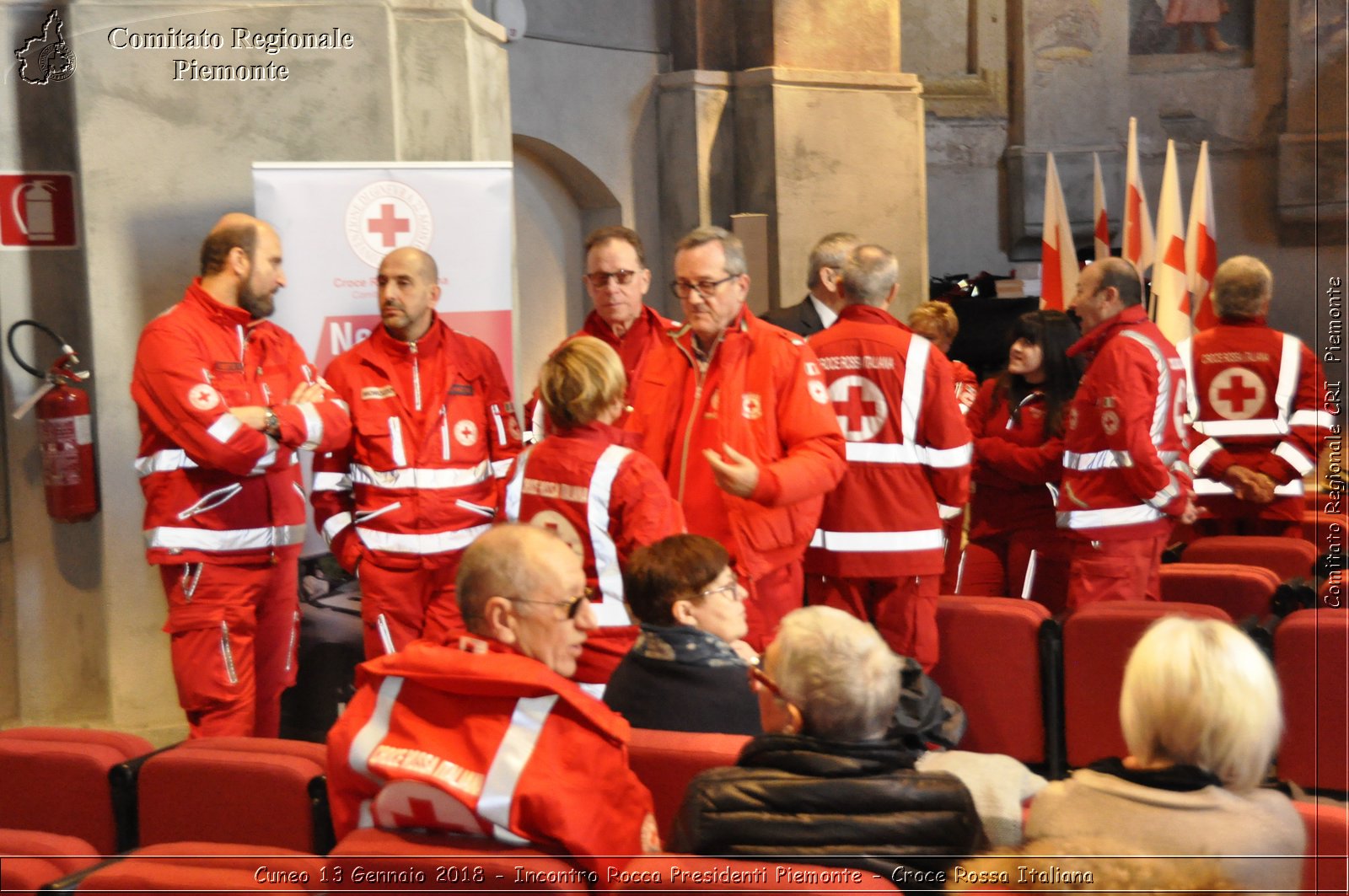 Cuneo 13 Gennaio 2018 - Incontro Rocca Presidenti Piemonte - Croce Rossa Italiana- Comitato Regionale del Piemonte