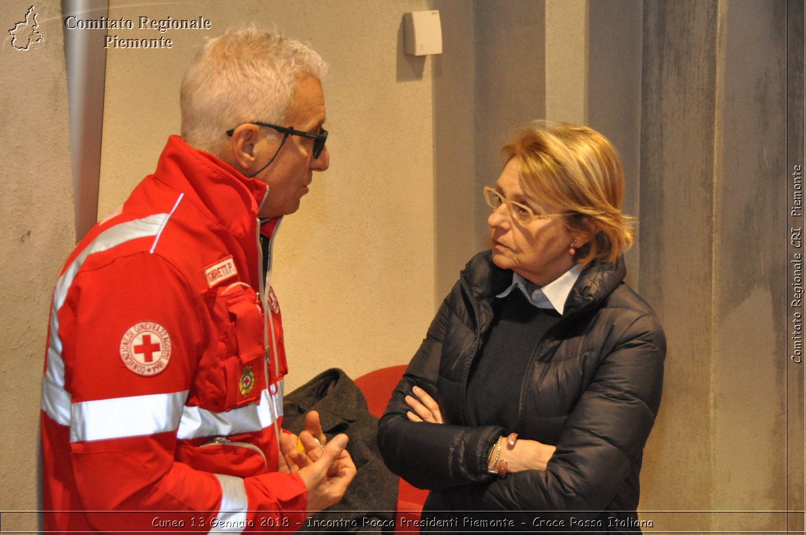 Cuneo 13 Gennaio 2018 - Incontro Rocca Presidenti Piemonte - Croce Rossa Italiana- Comitato Regionale del Piemonte