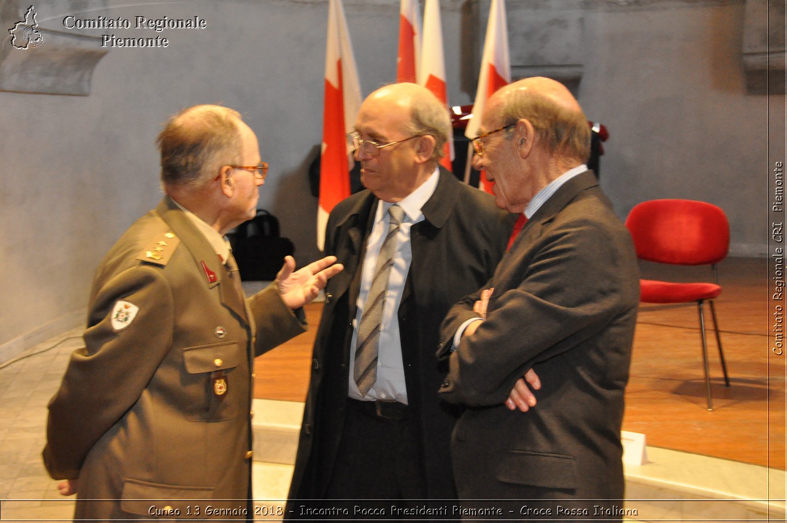 Cuneo 13 Gennaio 2018 - Incontro Rocca Presidenti Piemonte - Croce Rossa Italiana- Comitato Regionale del Piemonte