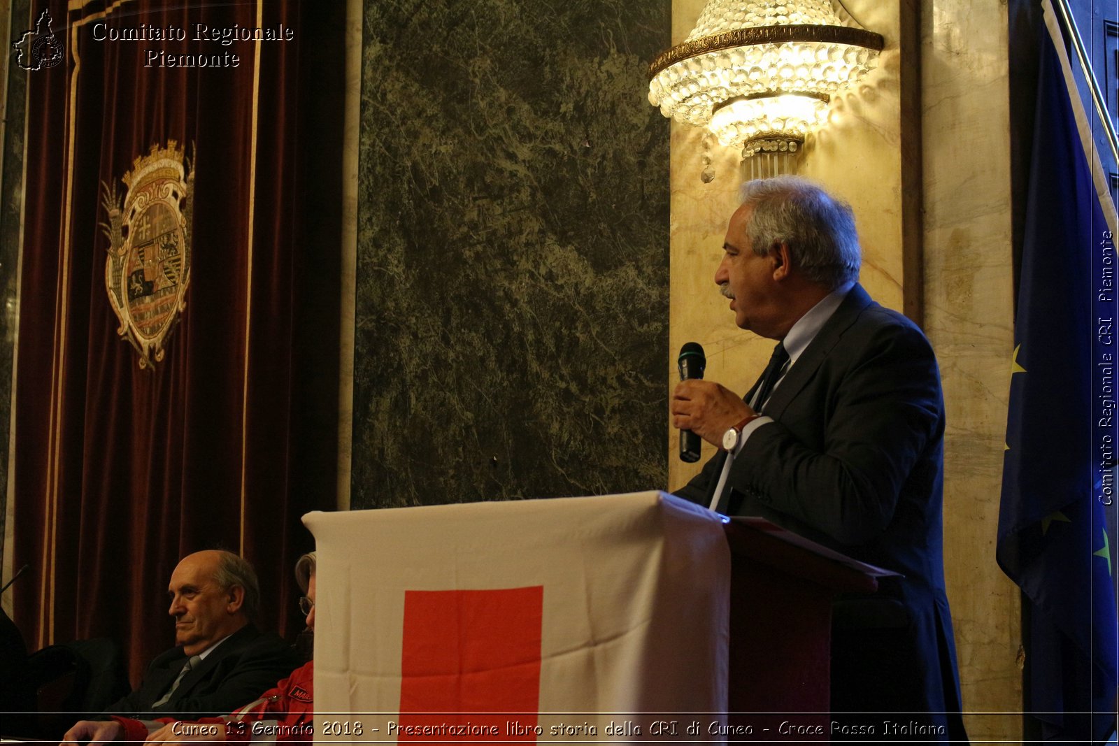 Cuneo 13 Gennaio 2018 - Presentazione libro storia della CRI di Cuneo - Croce Rossa Italiana- Comitato Regionale del Piemonte