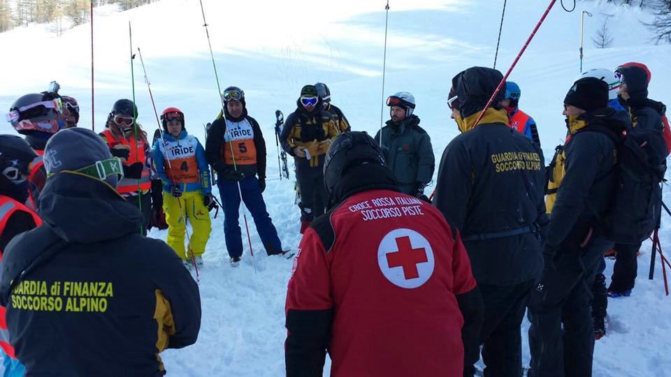 Bardonecchia 20 Gennaio 2018 - Addestramento al "Soccorso in Valanga" degli O.S.P.- Croce Rossa Italiana- Comitato Regionale del Piemonte