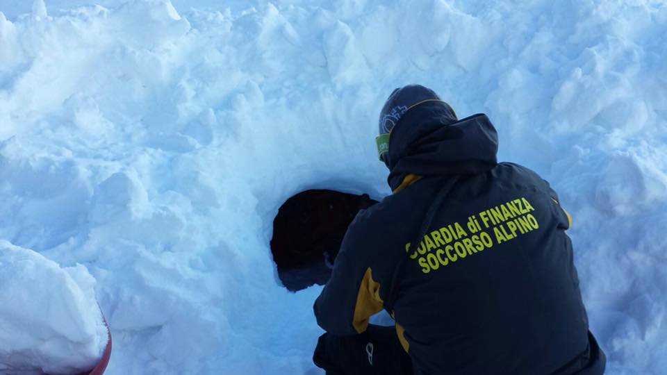 Bardonecchia 20 Gennaio 2018 - Addestramento al "Soccorso in Valanga" degli O.S.P.- Croce Rossa Italiana- Comitato Regionale del Piemonte