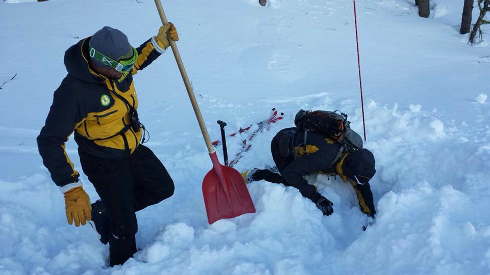 Bardonecchia 20 Gennaio 2018 - Addestramento al "Soccorso in Valanga" degli O.S.P.- Croce Rossa Italiana- Comitato Regionale del Piemonte