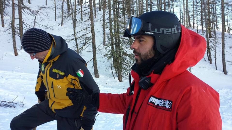 Bardonecchia 20 Gennaio 2018 - Addestramento al "Soccorso in Valanga" degli O.S.P.- Croce Rossa Italiana- Comitato Regionale del Piemonte