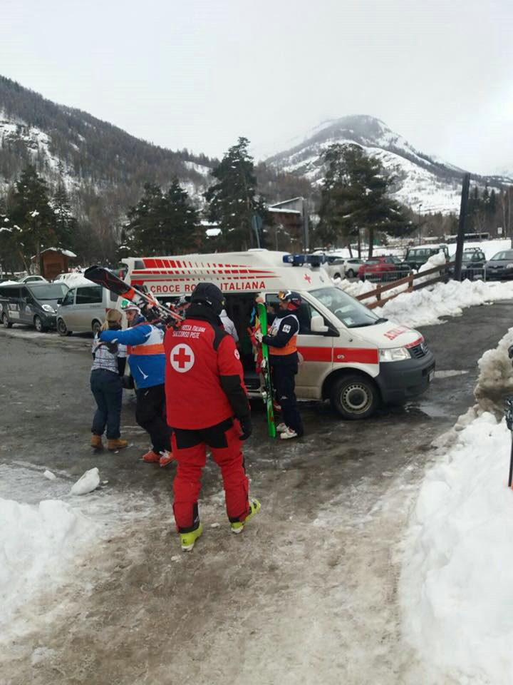 Bardonecchia 20 Gennaio 2018 - Addestramento al "Soccorso in Valanga" degli O.S.P.- Croce Rossa Italiana- Comitato Regionale del Piemonte