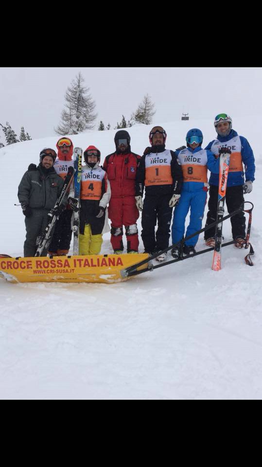 Bardonecchia 20 Gennaio 2018 - Addestramento al "Soccorso in Valanga" degli O.S.P.- Croce Rossa Italiana- Comitato Regionale del Piemonte