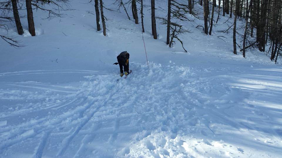 Bardonecchia 20 Gennaio 2018 - Addestramento al "Soccorso in Valanga" degli O.S.P.- Croce Rossa Italiana- Comitato Regionale del Piemonte