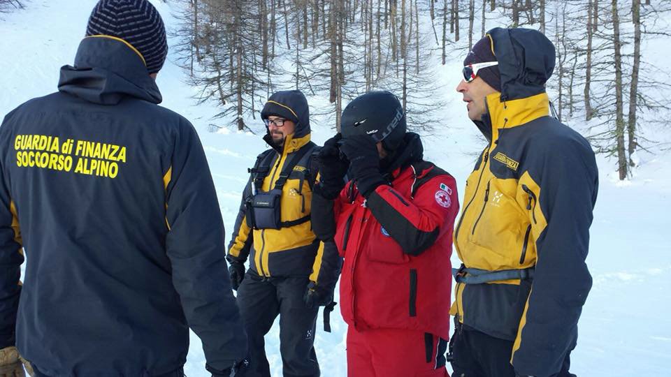 Bardonecchia 20 Gennaio 2018 - Addestramento al "Soccorso in Valanga" degli O.S.P.- Croce Rossa Italiana- Comitato Regionale del Piemonte