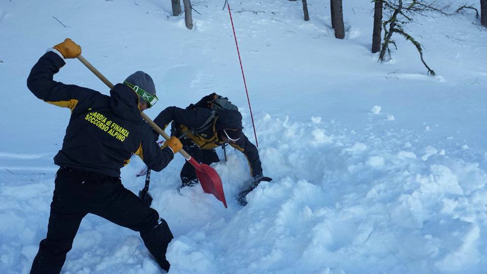 Bardonecchia 20 Gennaio 2018 - Addestramento al "Soccorso in Valanga" degli O.S.P.- Croce Rossa Italiana- Comitato Regionale del Piemonte