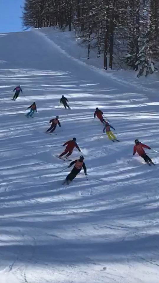 Bardonecchia 20 Gennaio 2018 - Addestramento al "Soccorso in Valanga" degli O.S.P.- Croce Rossa Italiana- Comitato Regionale del Piemonte