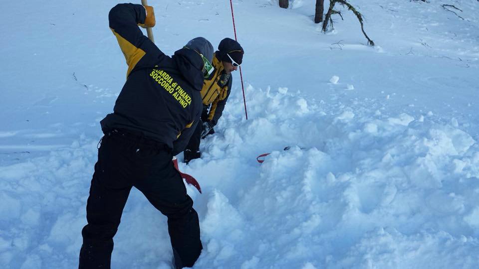 Bardonecchia 20 Gennaio 2018 - Addestramento al "Soccorso in Valanga" degli O.S.P.- Croce Rossa Italiana- Comitato Regionale del Piemonte